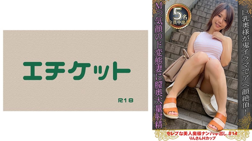 274DHT-0896 セレブな美人奥様ナンパ亲密し #14 りんさん Hカップ