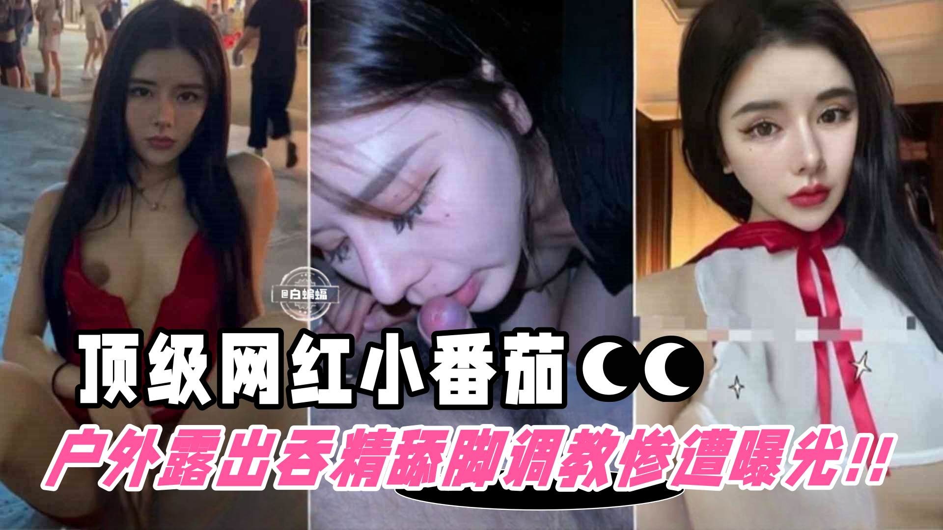 【顶级网红-小番茄】户外被进驻调教露出吞精舔脚惨遭粉丝扒出曝光！颜控必看精品